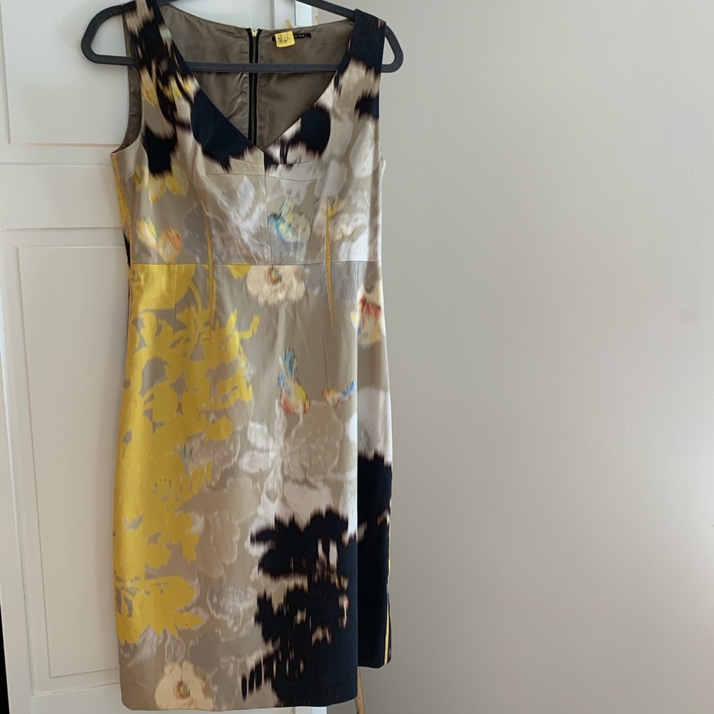 Elie Tahari Water Color Sheath Dress